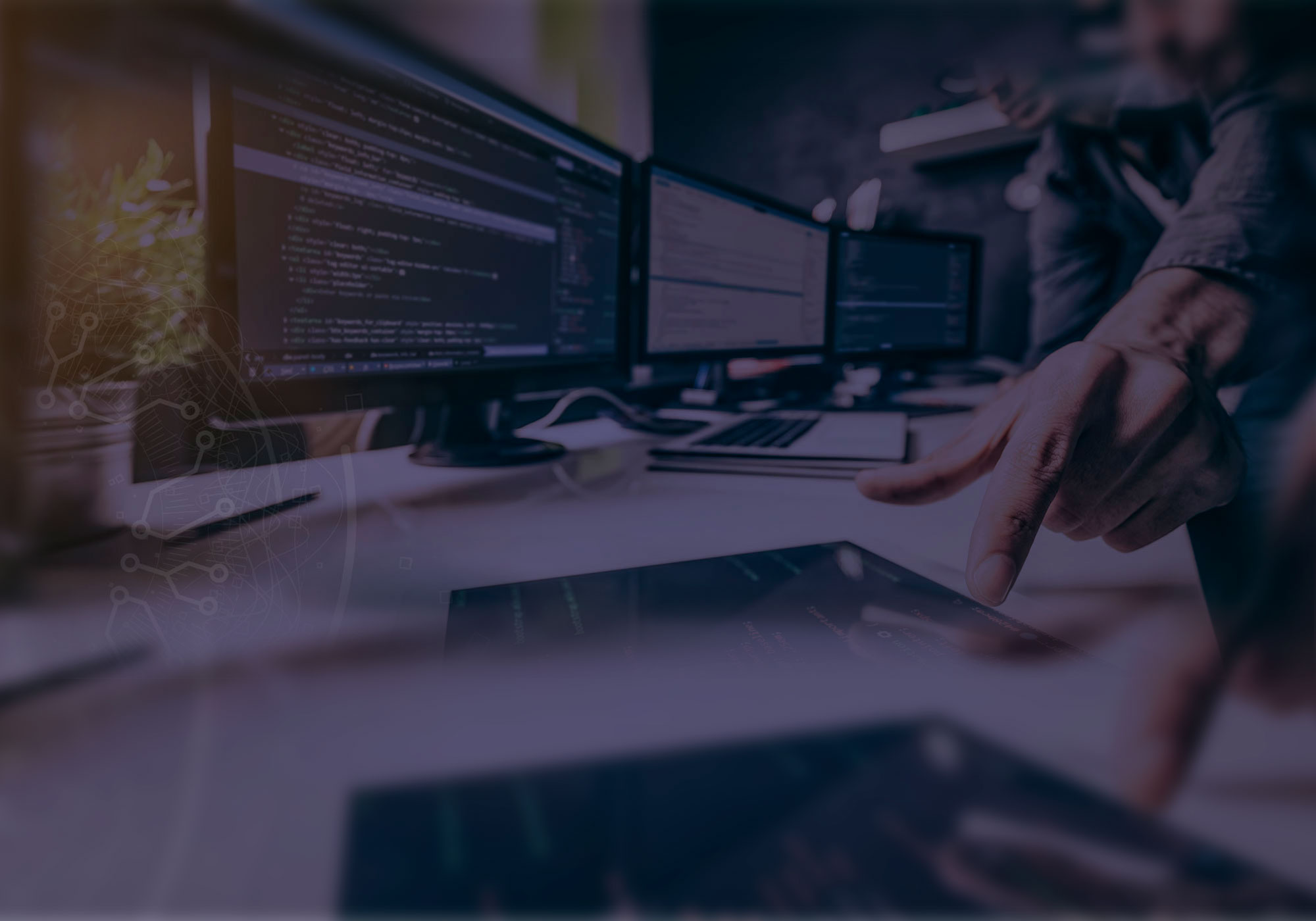 Equipo de NetMX trabajando en desarrollo de software